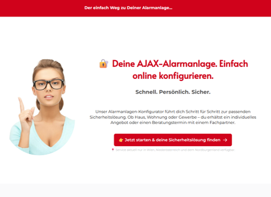 AJAX Alarmanlagen Konfigurator Österreich