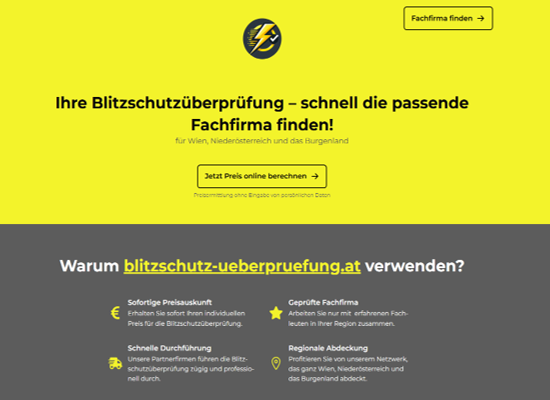 Blitzschutz Überprüfung Österreich